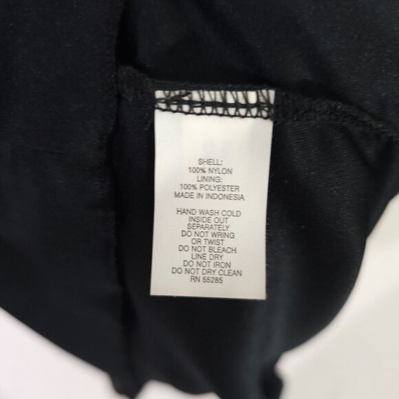 Black Gold Metallic Floral Sleeveless Tank Top With Rhinestone Strap Express S - Picture 7 of 9